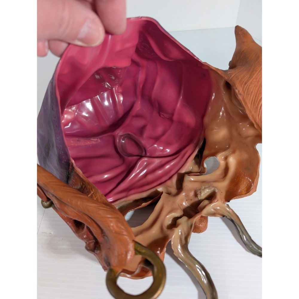 Vintage Genie Rubber Mask DISGUISE 2003 Halloween Mask Vinyl Costume Rare Aladin - Picture 11 of 11